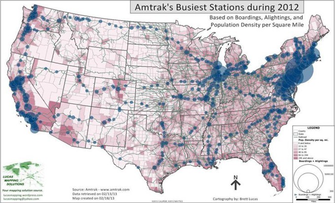 Amtrak's Busiest Stations