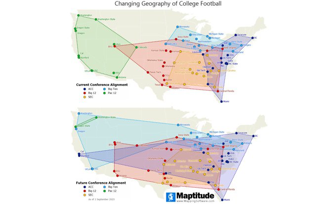 OC] Map of geographically optimized NFL divisions. : r/nfl