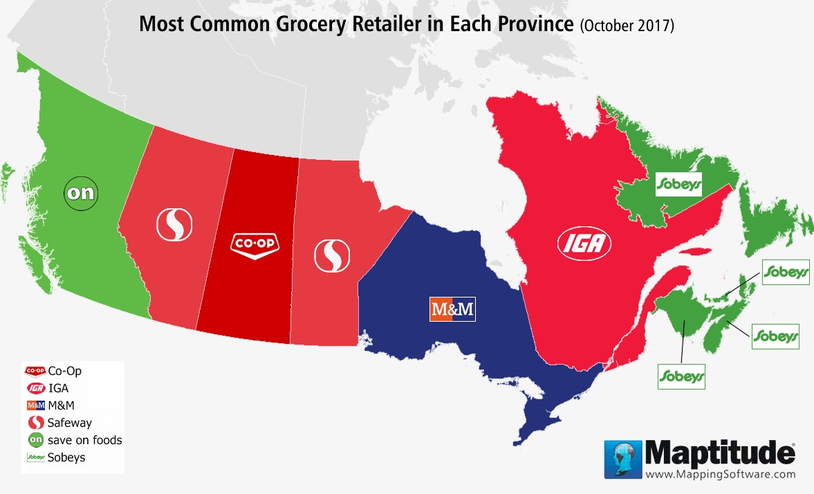 5 Largest Grocery Chains In Canada