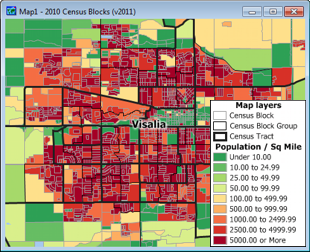 Census Blocks Map