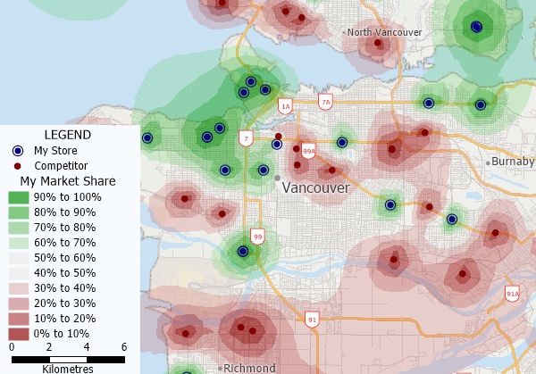 Canada Business Map Software - Business Mapping Software