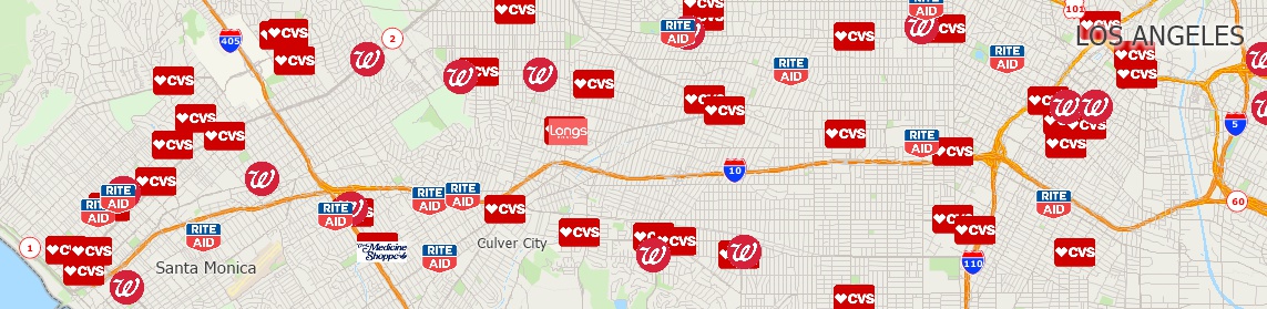 Maptitude pharmacy layers