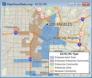 Empowerment Zones 2020 Map Renewal Communities Empowerment Zones