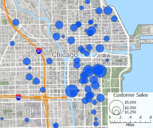 Locate your customers and facilities on a map