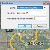 Impartial automatic redistricting software