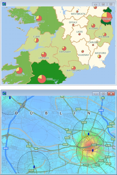 Sample Maptitude Portugal GIS Maps