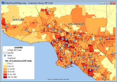 Pin mapping (geocoding) tools let you locate your data at street level within each country