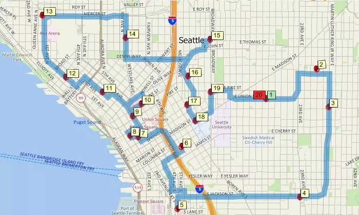 Delivery route optimization with Maptitude Maplytics alternative