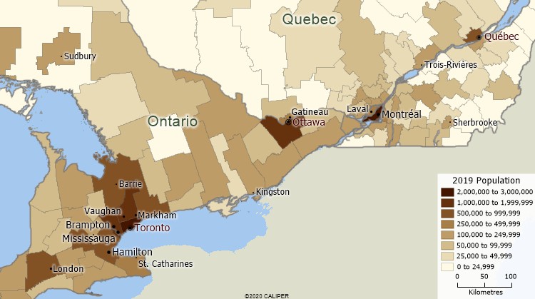 Maptitude Canada Mapping Software