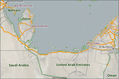 Maptitude Arabian Peninsula Map