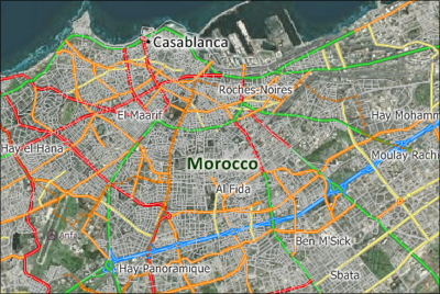 Maptitude Casablanca Map