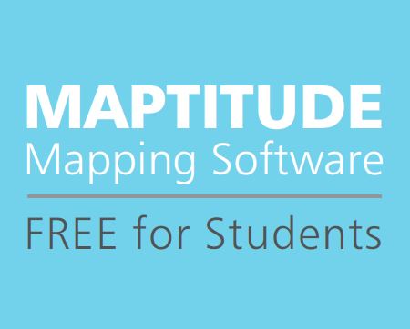 Maptitude Mapping Software Free for Students
