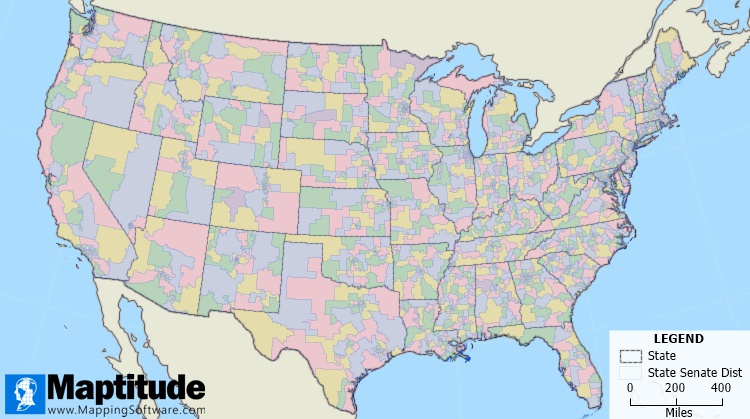 State Senate District Map