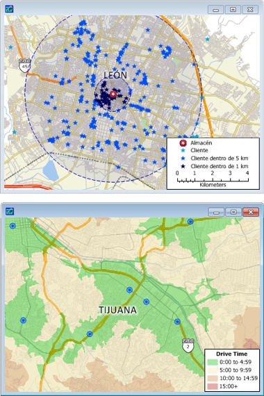 Sample Maptitude Mexico Maps