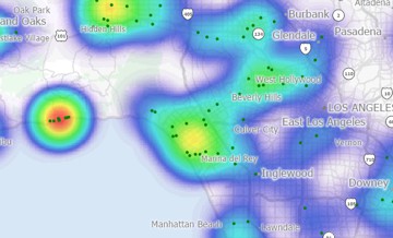 The territory mapper can build custom sales territories