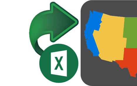 Sales territory mapping Excel