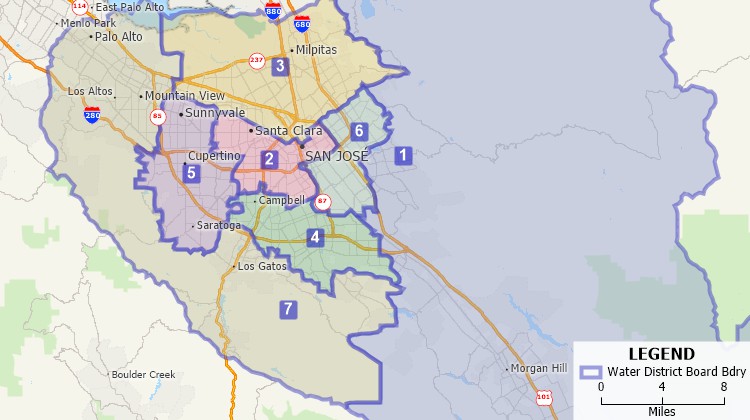 Water board redistricting software