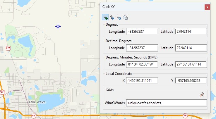 Decimal degrees clearance map