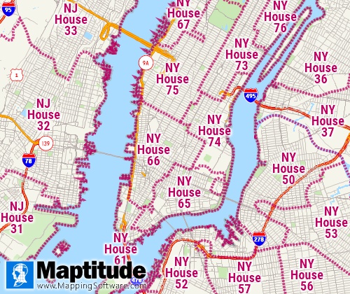 State Legislative District Sample Map