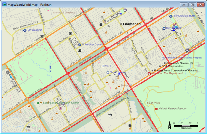 Islamabad Map