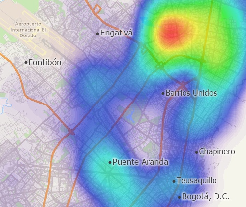 Visualice patrones de distribución geográfica