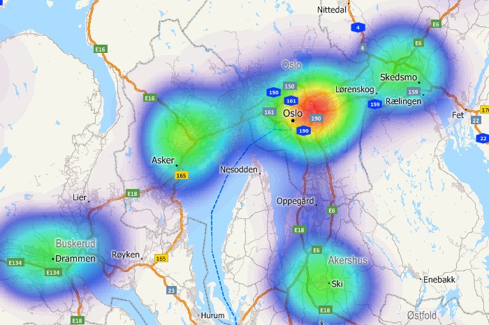 Maptitude Scandinavia Mapping Software