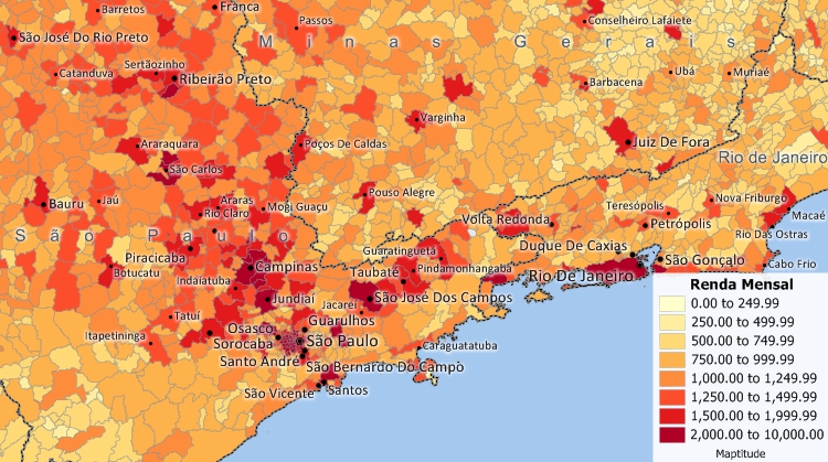 Maptitude – Sistema de Informações Geográficas