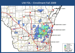 UWFDL Enrollment by ZIP Code