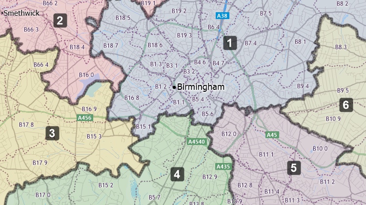 Territories created from ZIP Codes