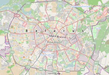 Minsk, Belarus map