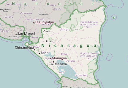 Nicaragua Map