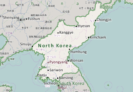 North Korea Map