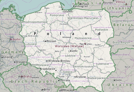 Poland Map